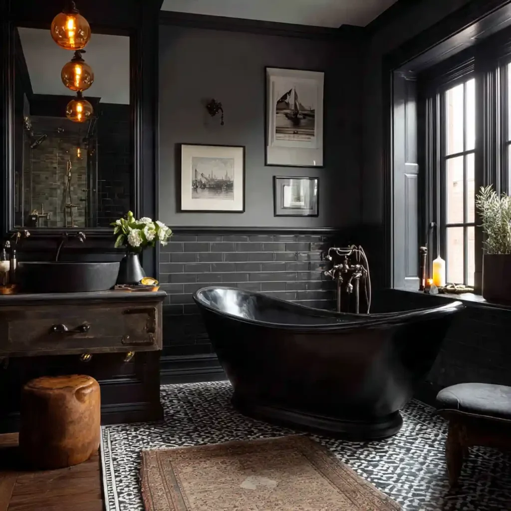 5-Dark Bathroom Idea