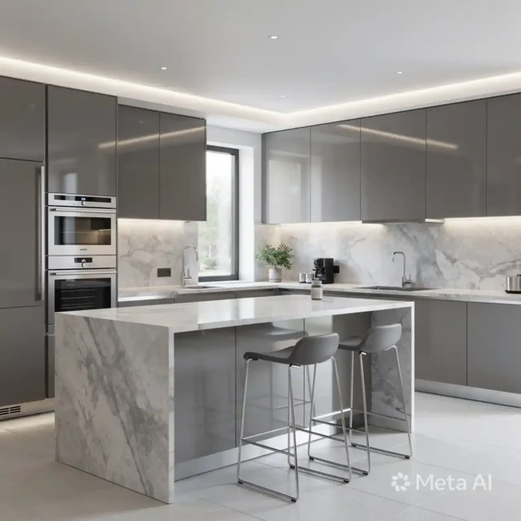 5-Grey Kitchen Idea
