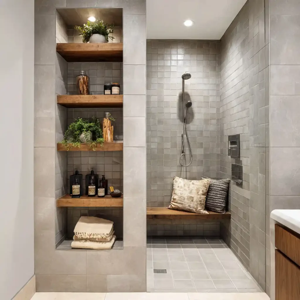 5-Half Wall Shower Ideas