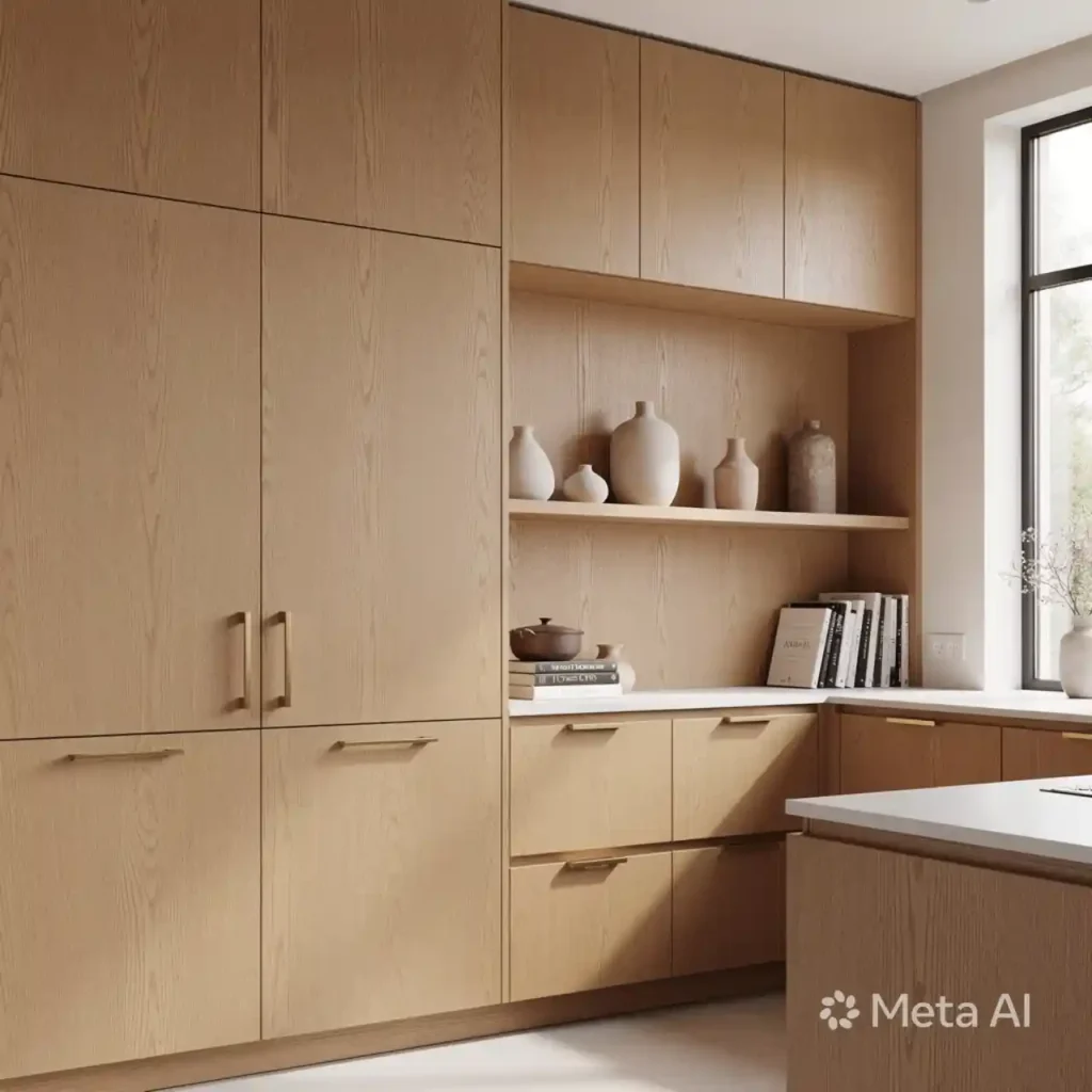 5-Honey Oak Kitchen Cabinets Idea