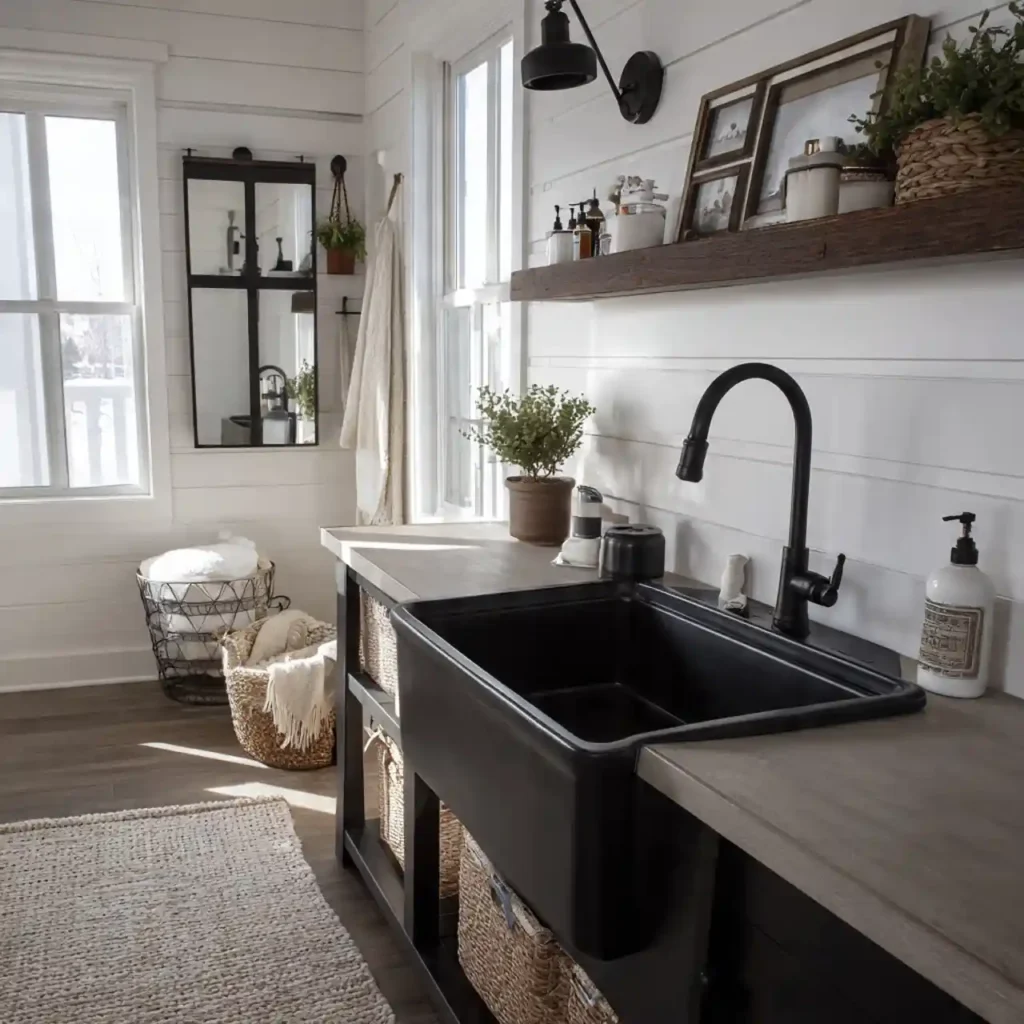 5-Modern Farmhouse Bathroom Ideas