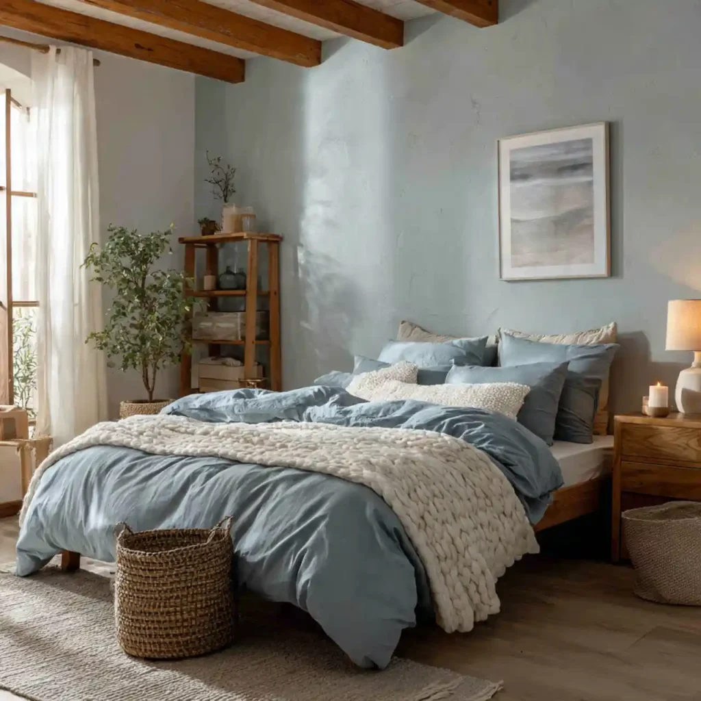 6-Blue Bedroom Idea