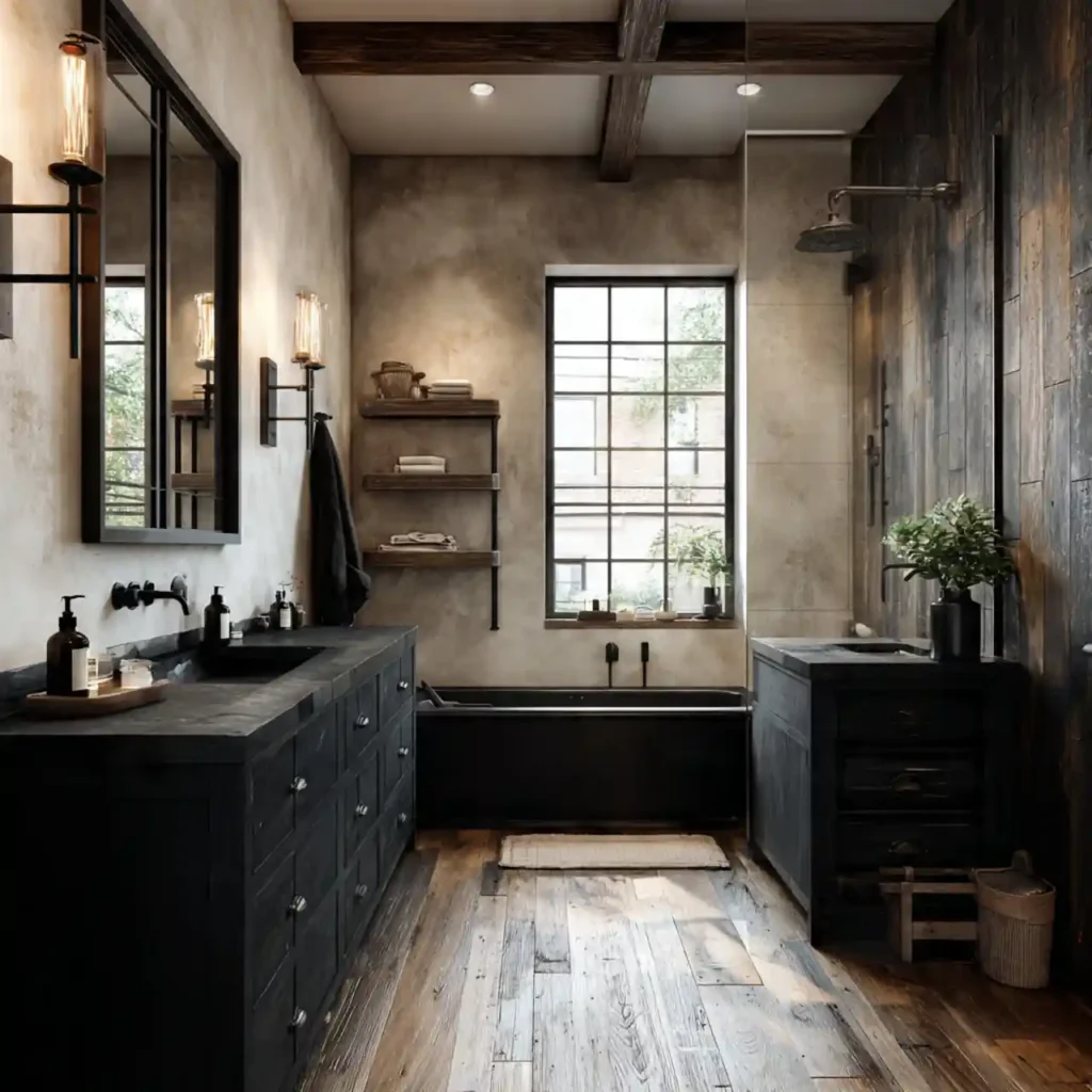 6-Dark Bathroom Idea