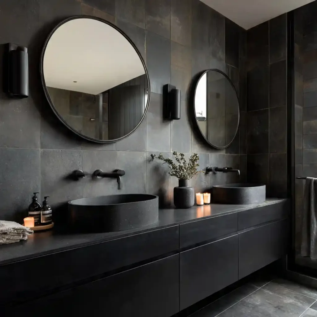 6-Dark Moody Bathroom Idea