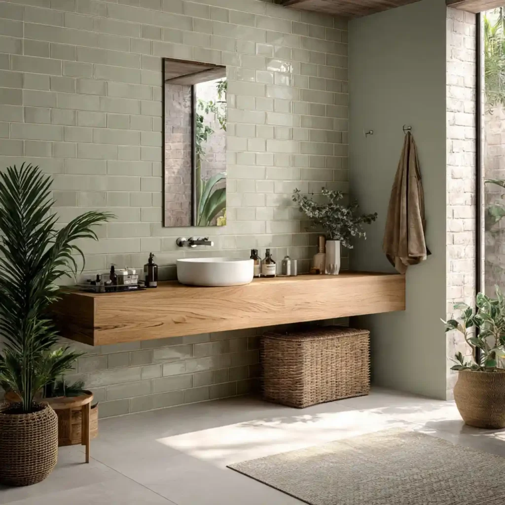 6-Green Bathroom Idea