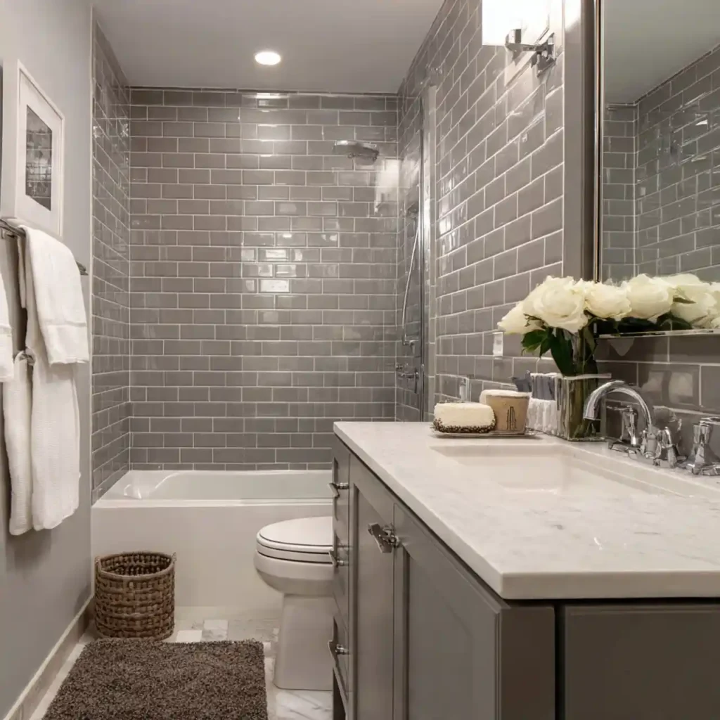 6-Grey Bathroom Idea
