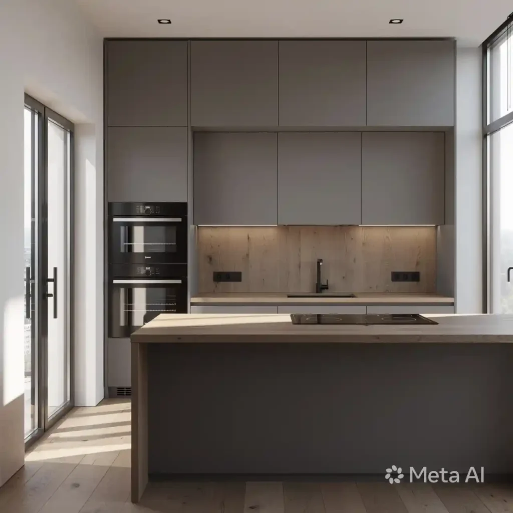 6-Grey Kitchen Idea