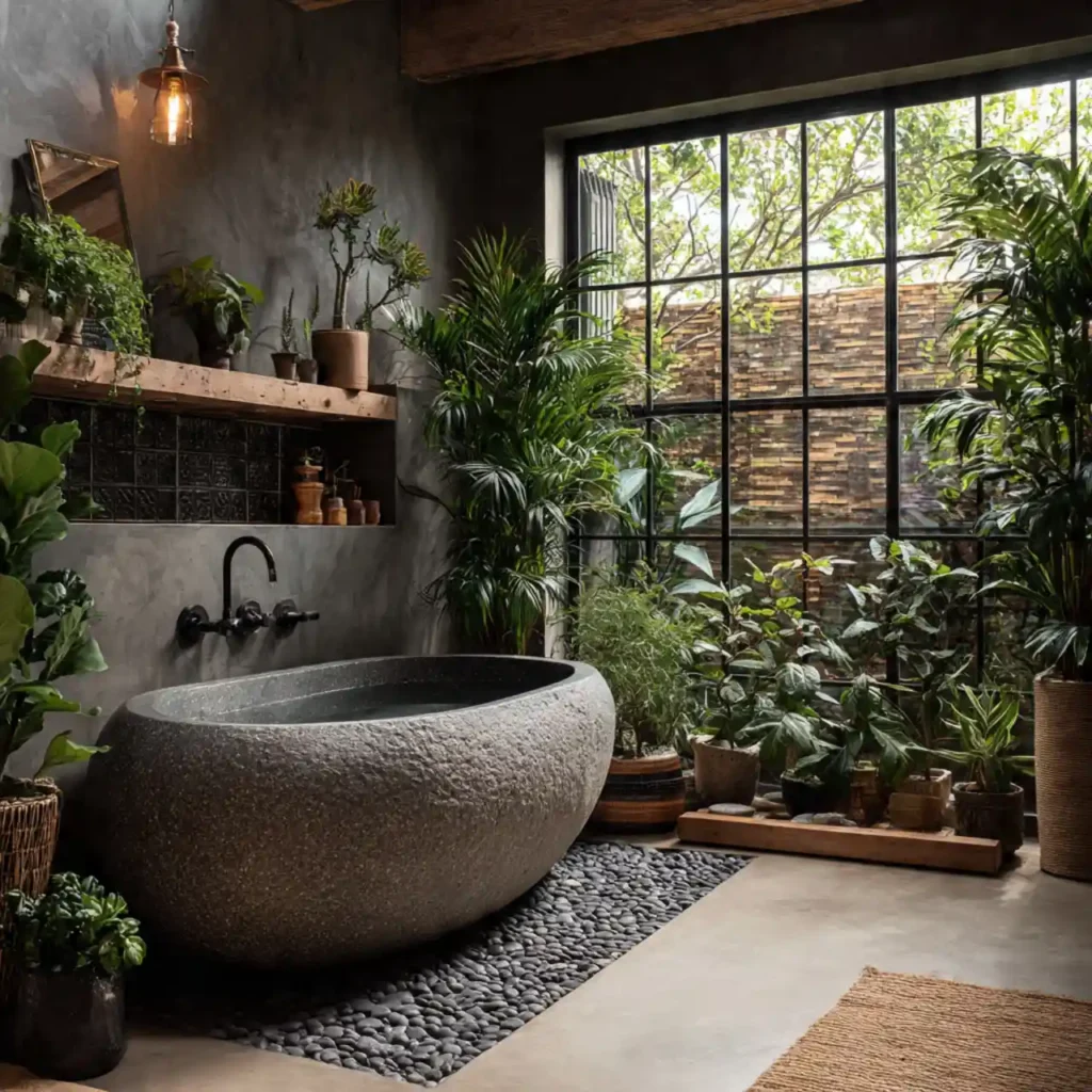 6-Organic Modern Bathroom Ideas