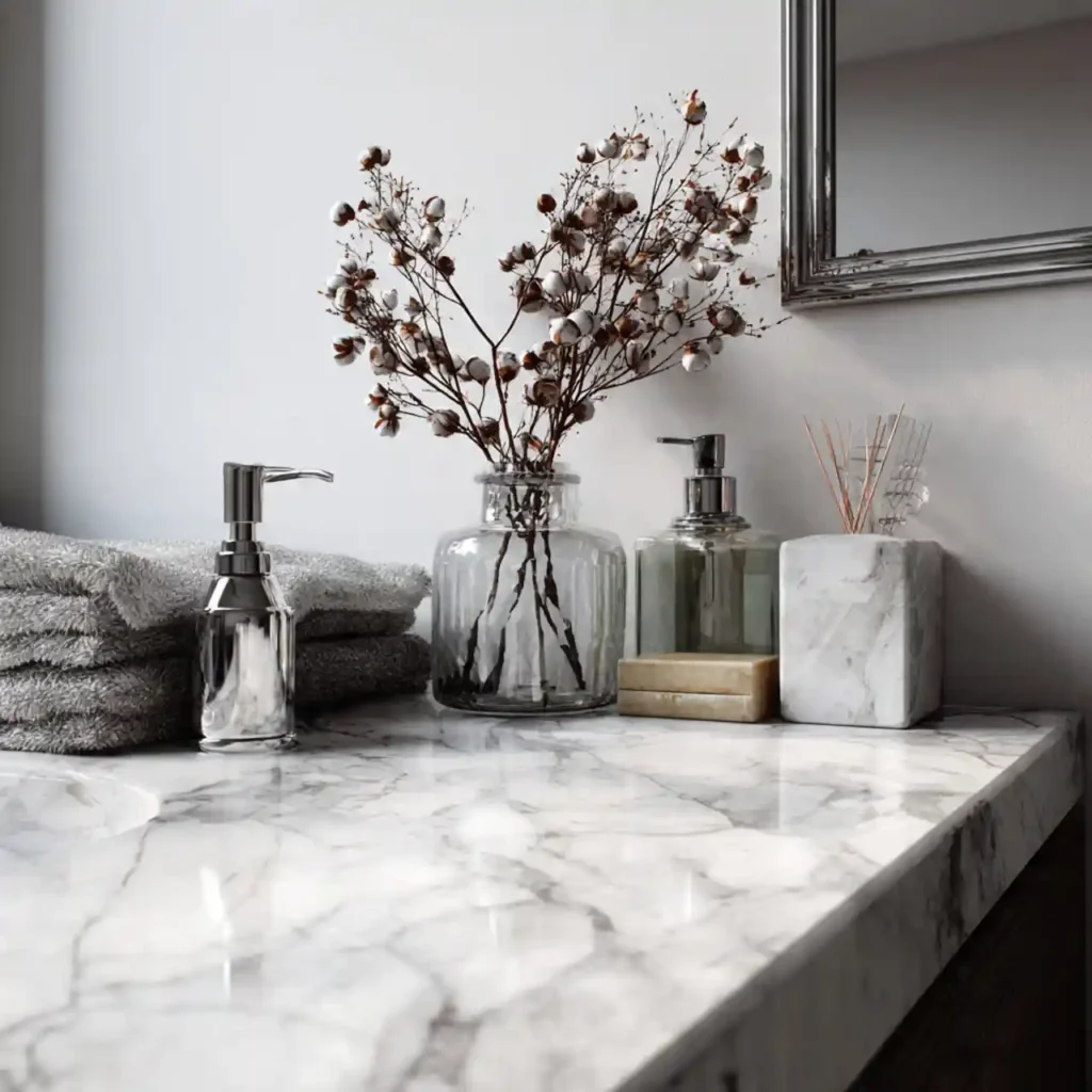 7-Bathroom Counter Decor Idea