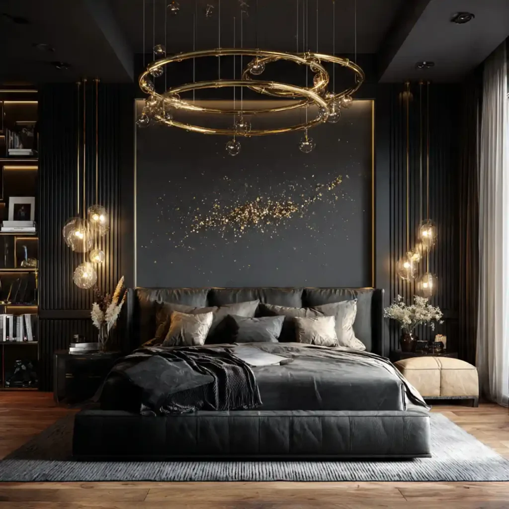 7-Black Bedroom Idea