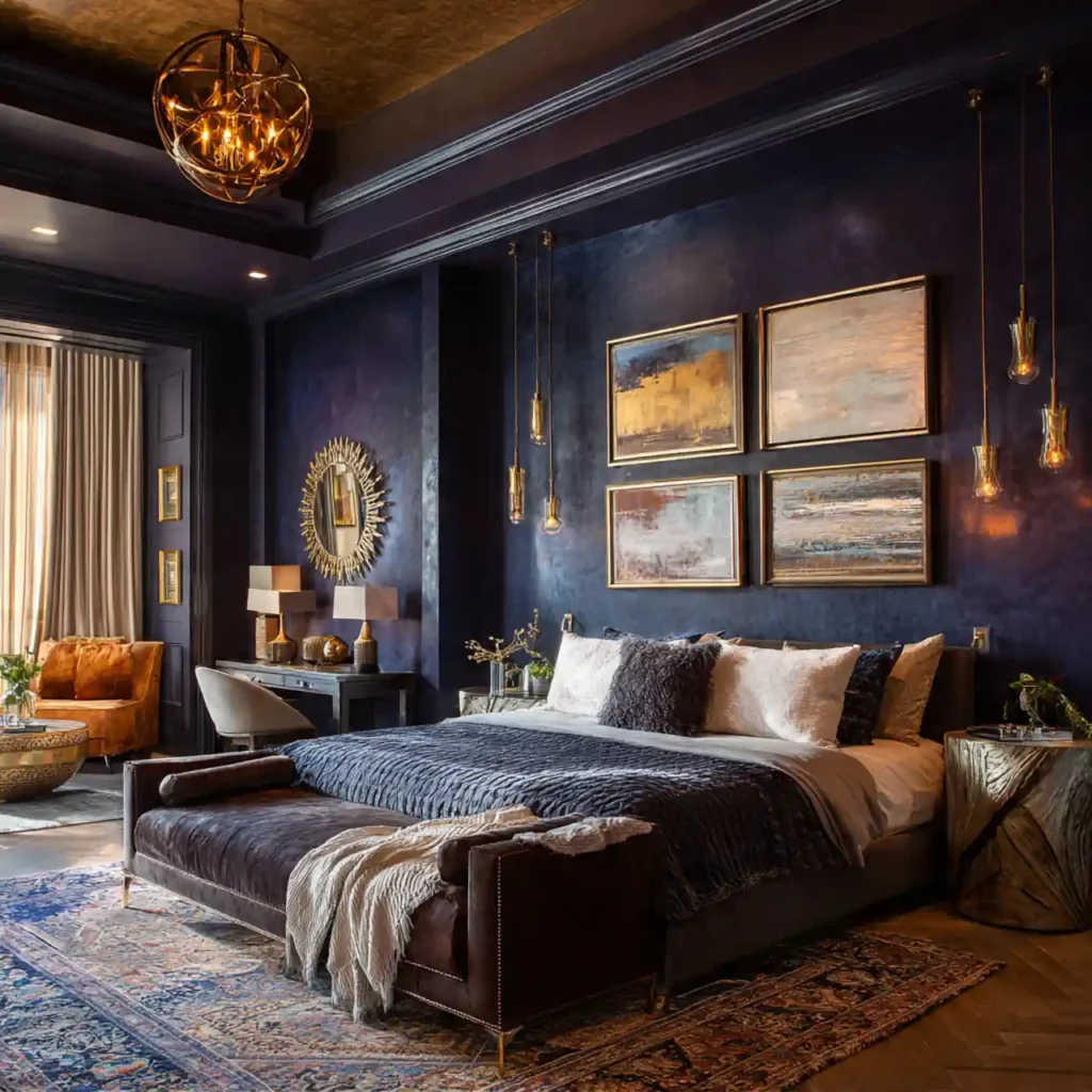 7-Blue Bedroom Idea