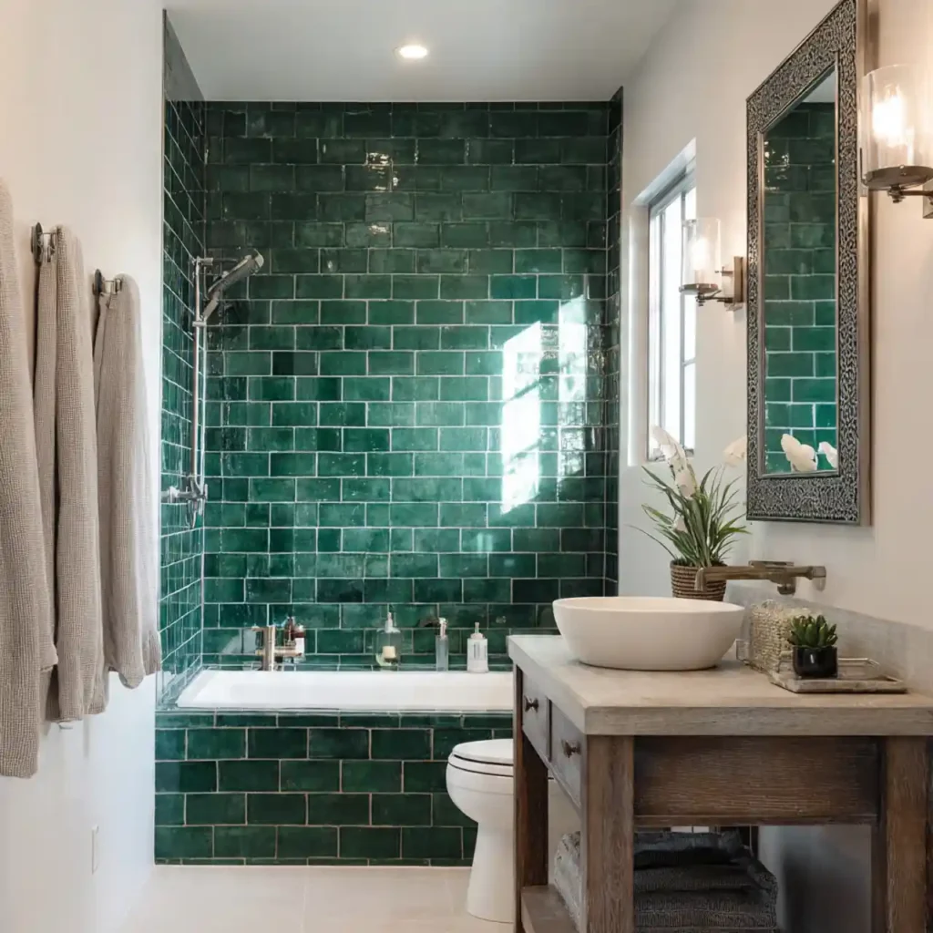 7-Green Bathroom Idea