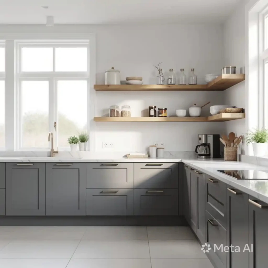 7-Grey Kitchen Idea
