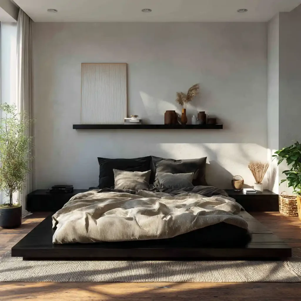 8-Black Bedroom Idea