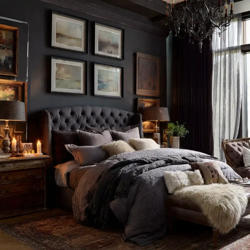 8-Dark Bedroom Idea