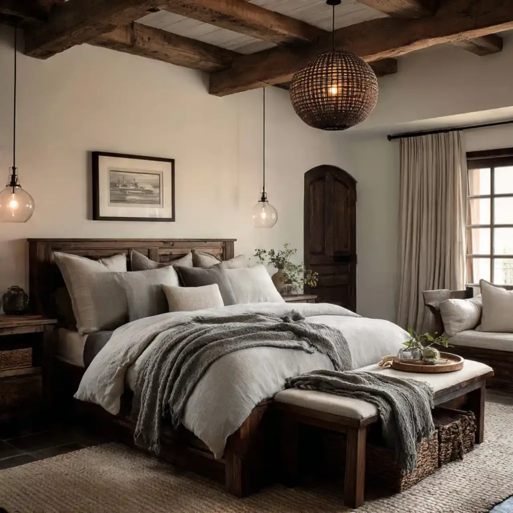8-Farmhouse Bedroom Idea