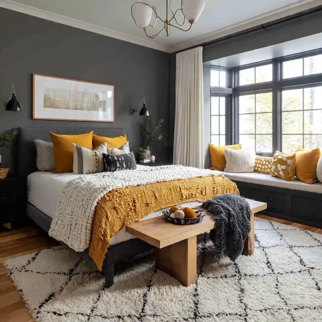 8-Gray Bedroom Idea
