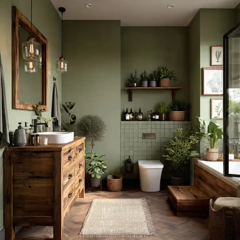 8-Green Bathroom Idea