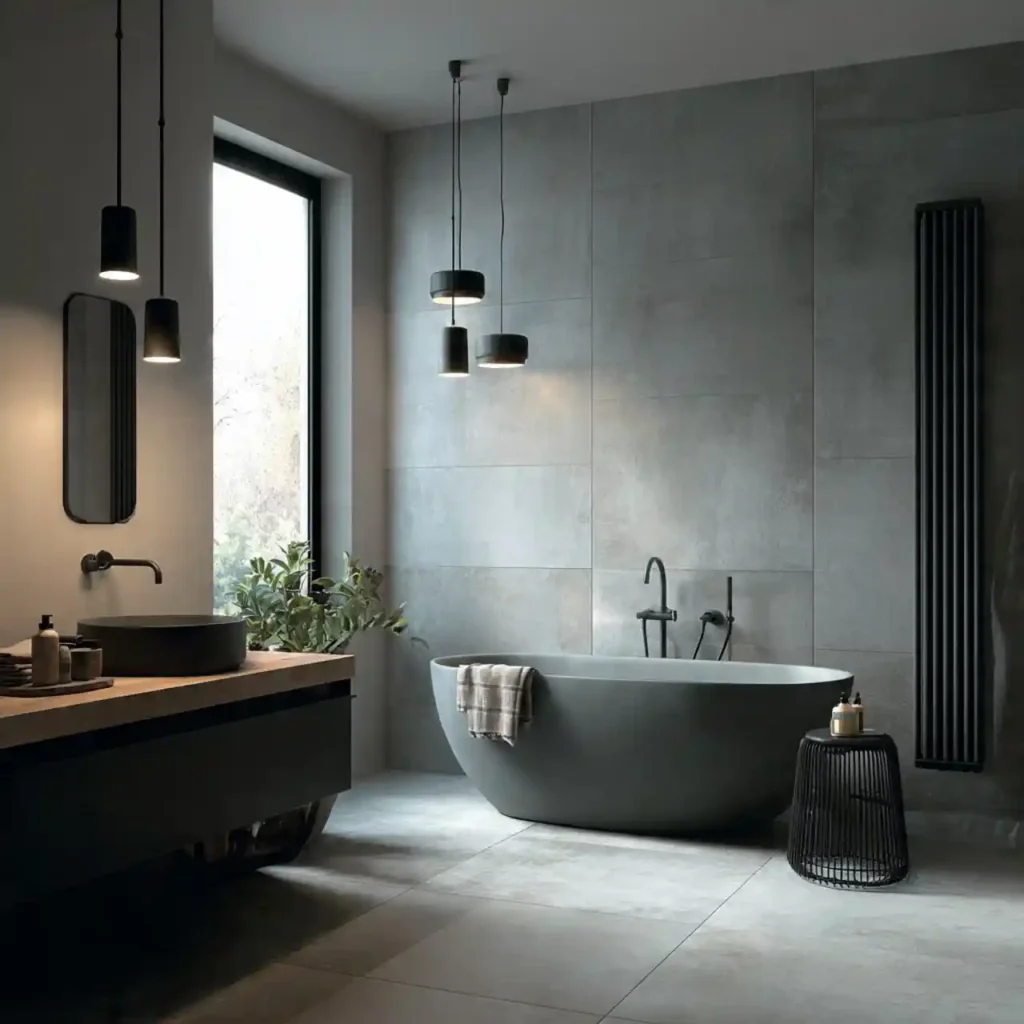 8-Grey Bathroom Idea