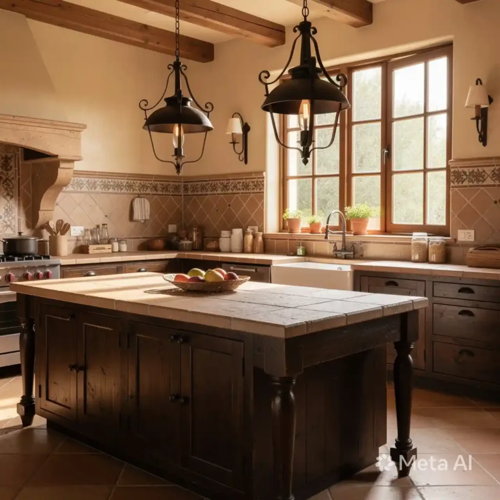 8-Hacienda Style Kitchen Idea