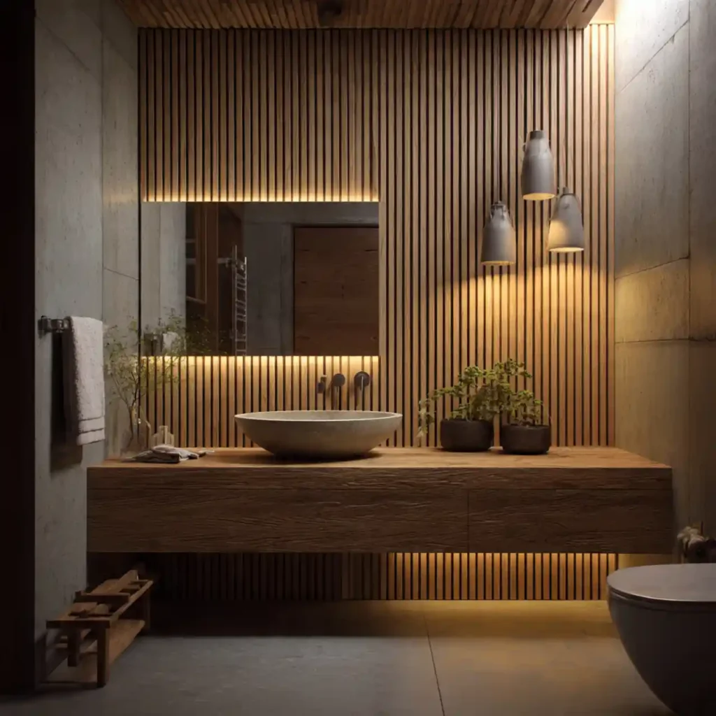 8-Japandi Bathroom Idea