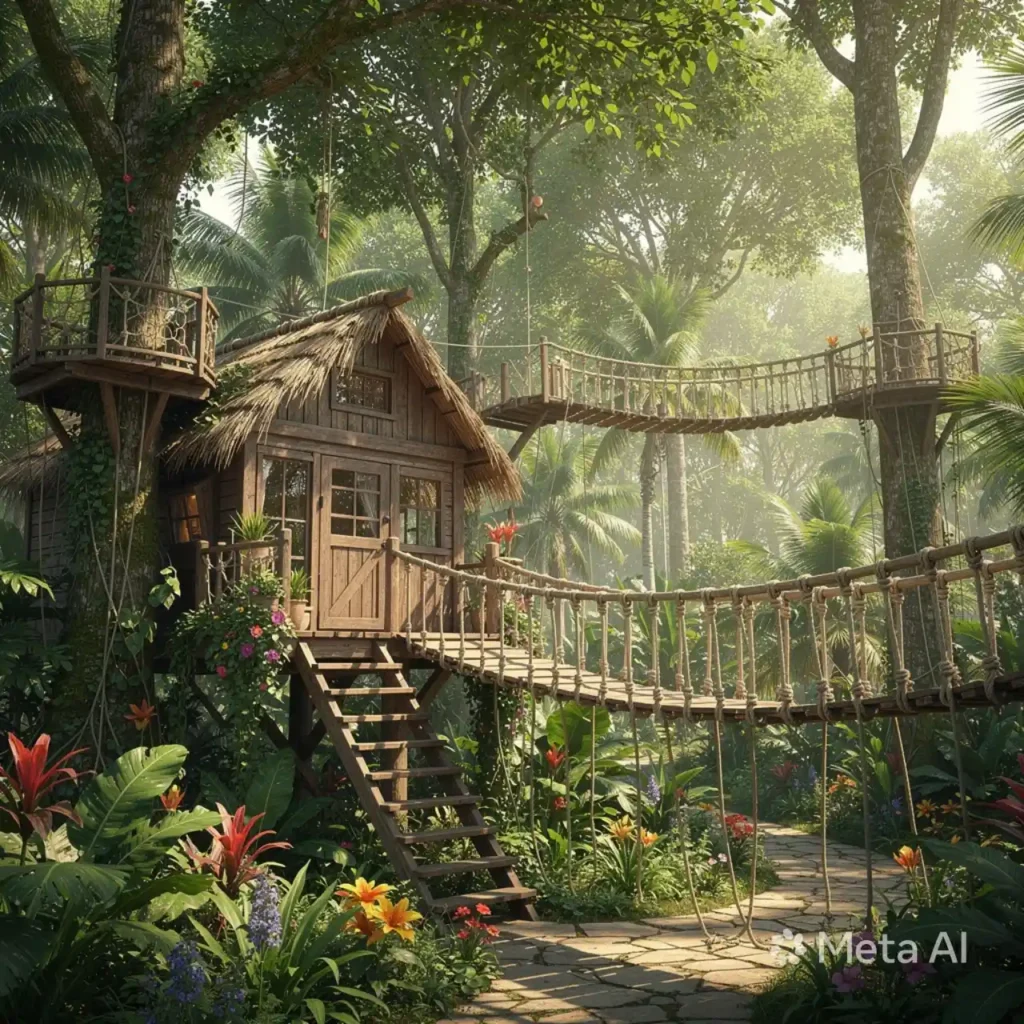 8-Kids Treehouse Idea