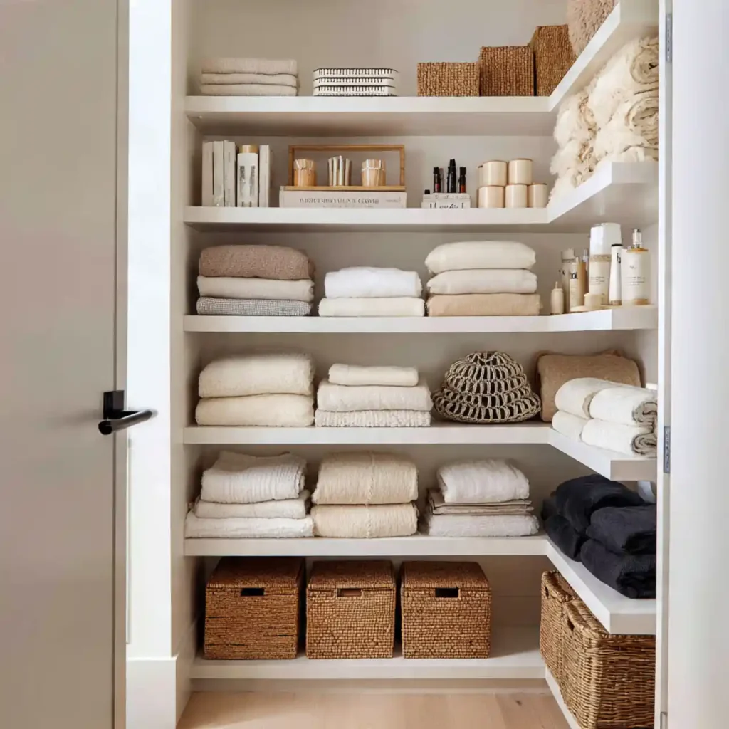 8-Linen Closet Organization Ideas