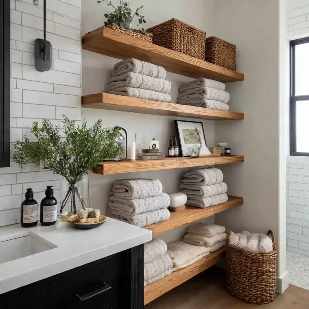 8-Modern Farmhouse Bathroom Ideas