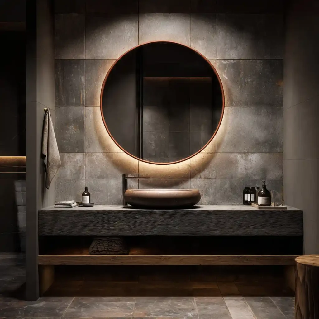 8-Organic Modern Bathroom Ideas