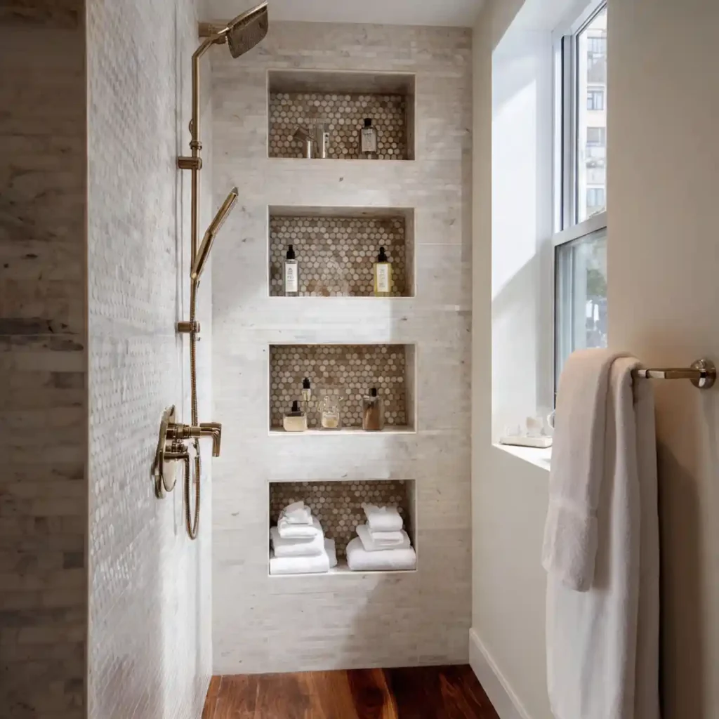 9-Creative Narrow Bathroom Idea