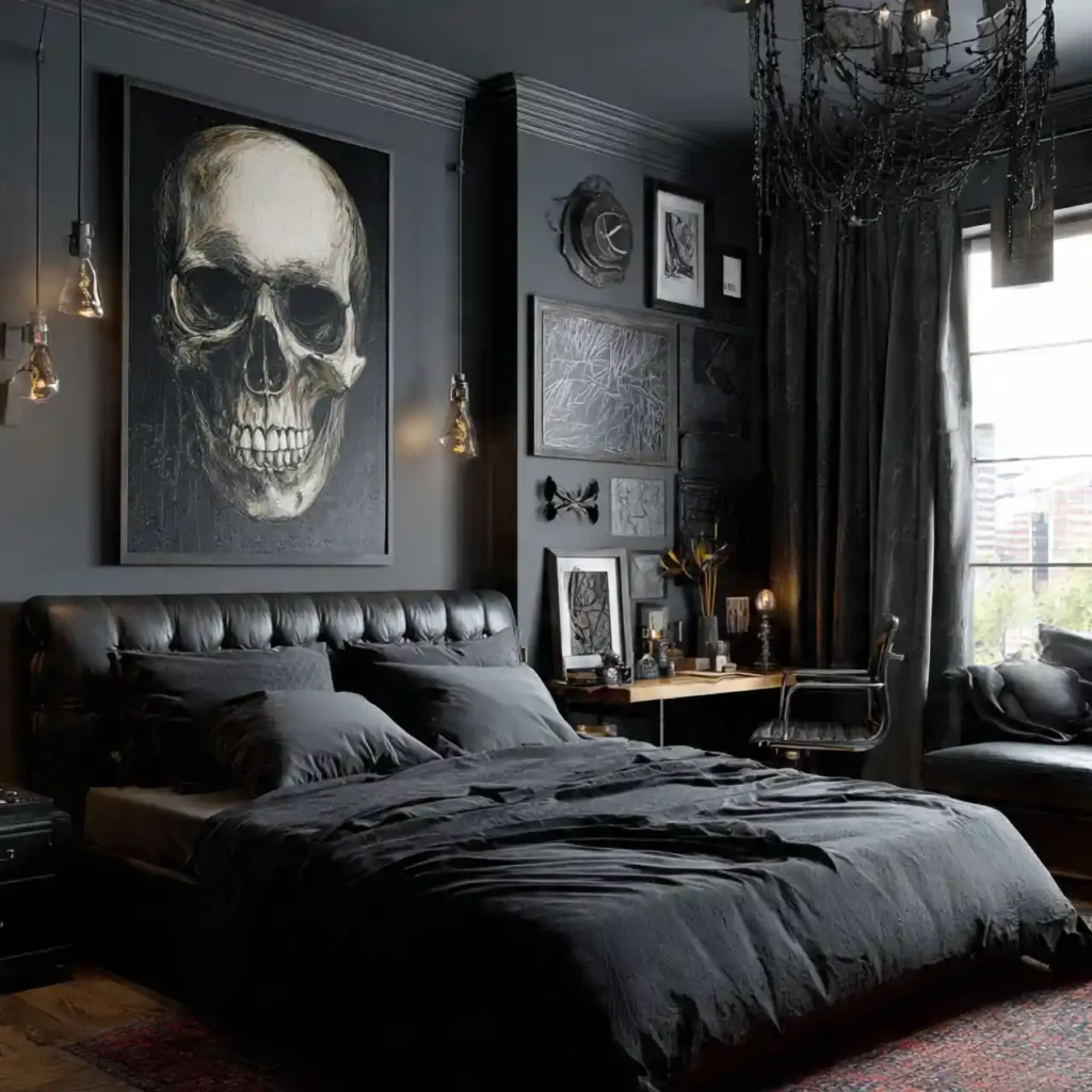 9-Gothic Bedroom Idea