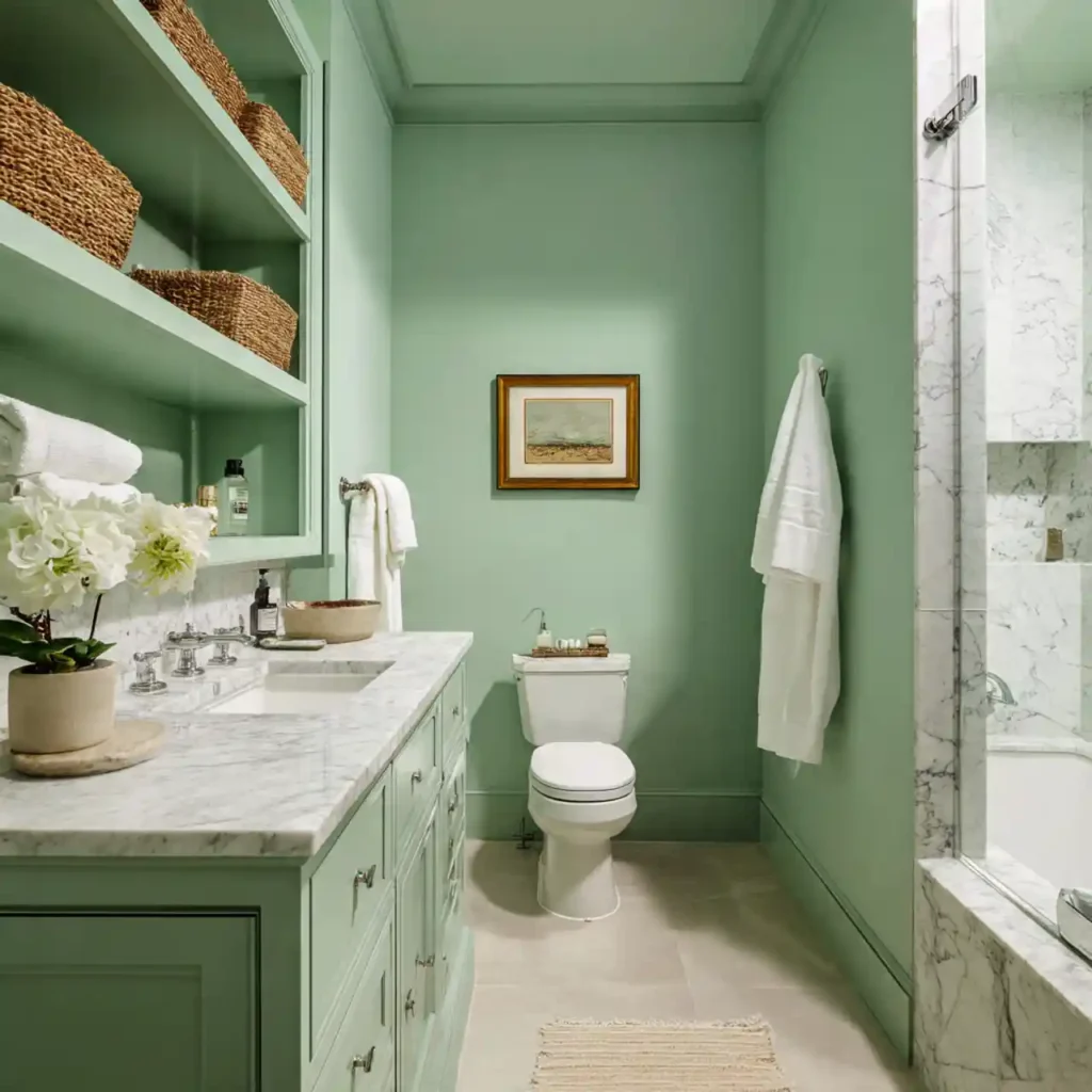 9-Green Bathroom Idea