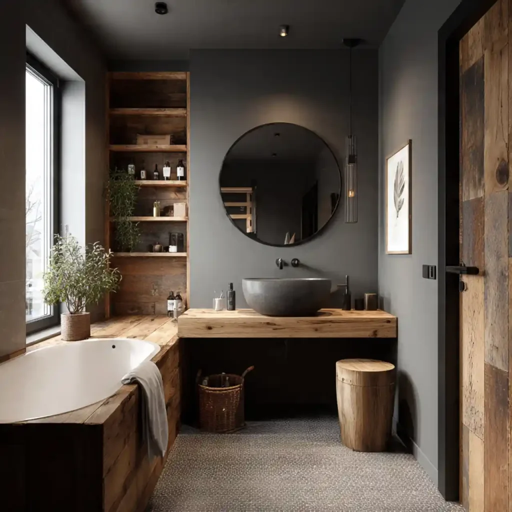 9-Grey Bathroom Idea