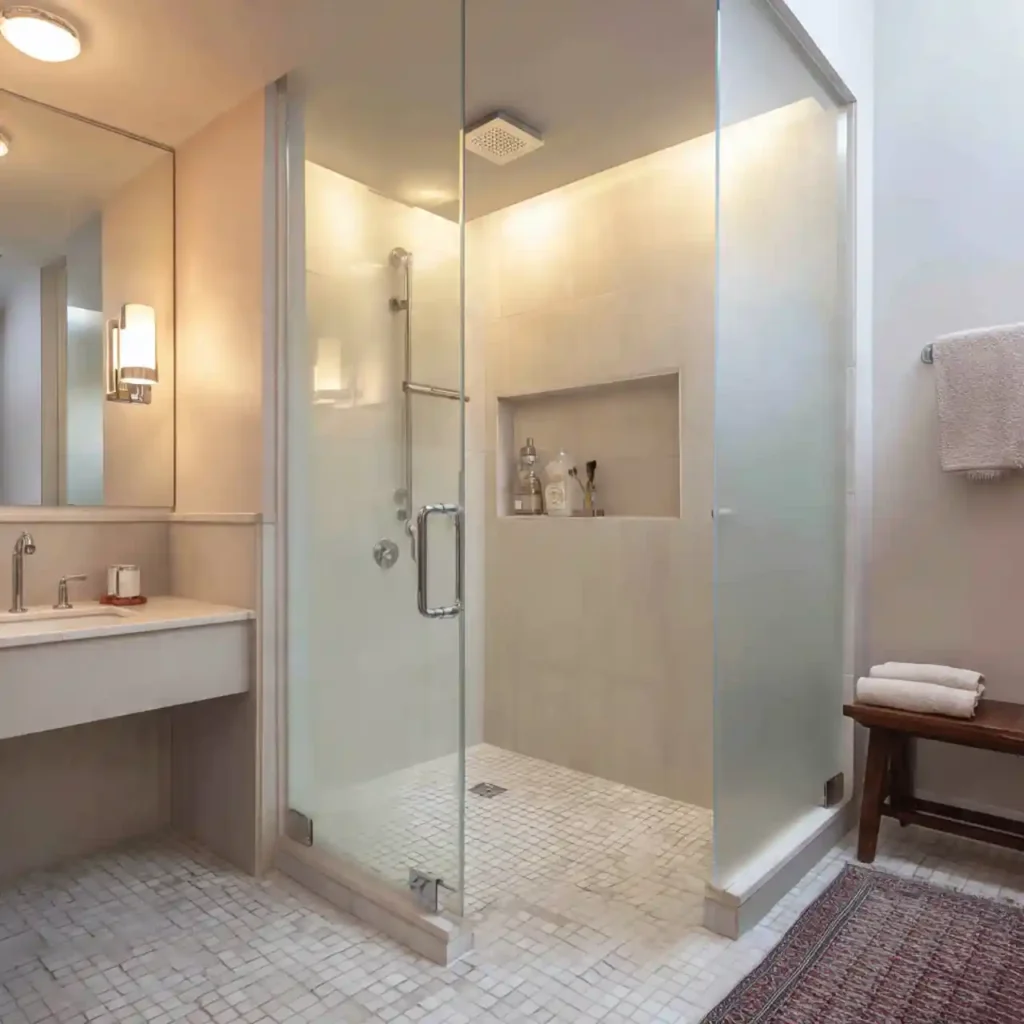 9-Half Wall Shower Ideas