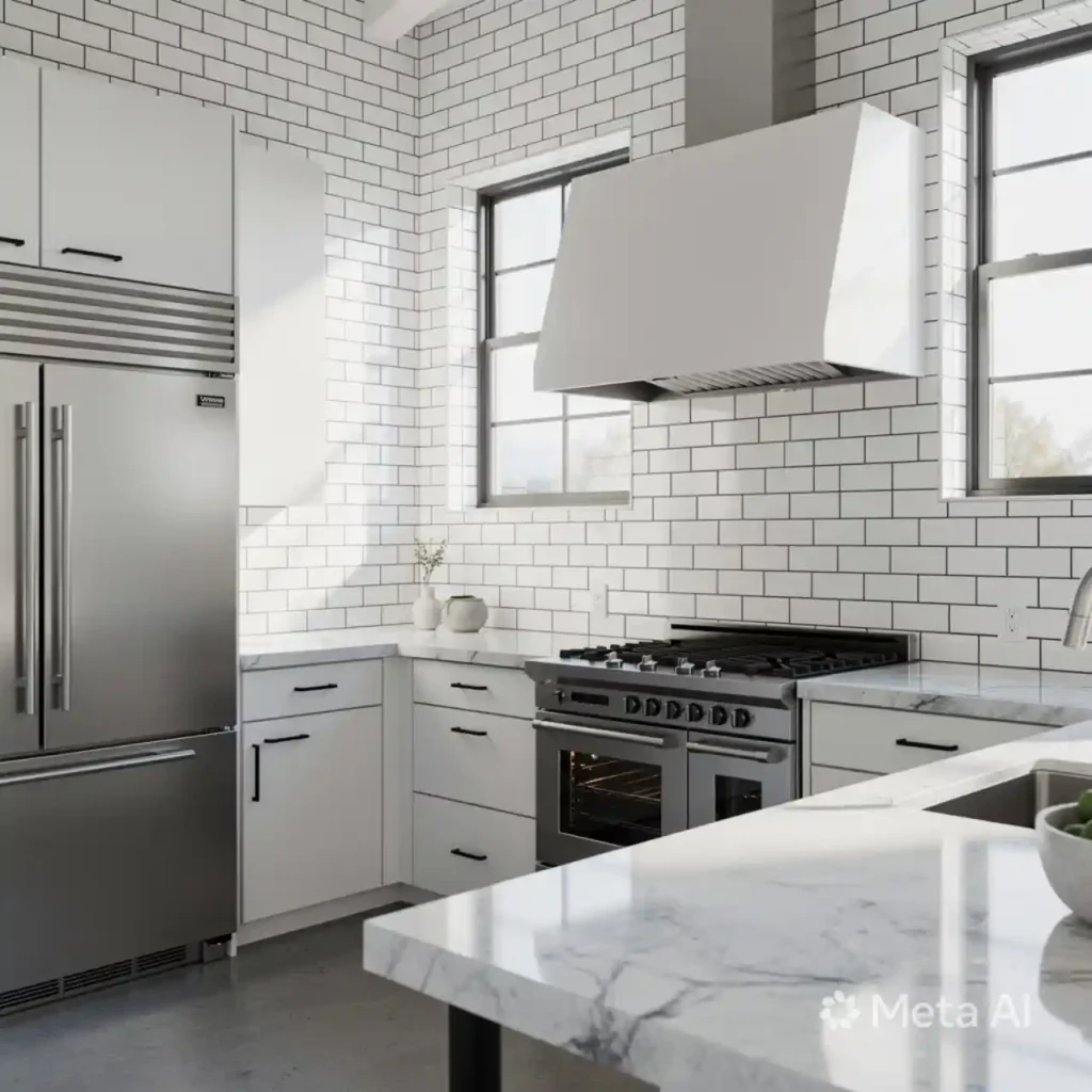 9-Industrial Kitchen Design Idea