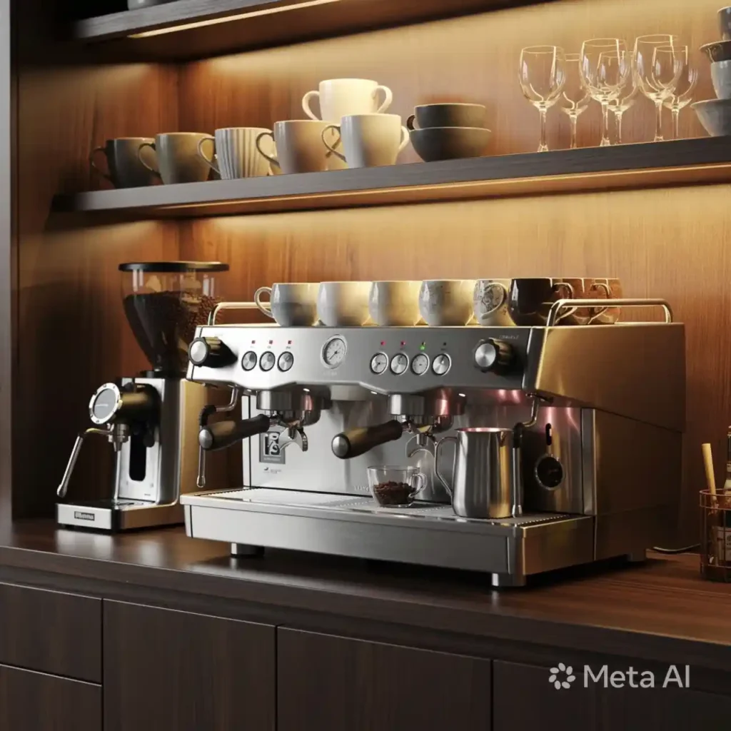 9-Inviting Kitchen Coffee Bar Idea