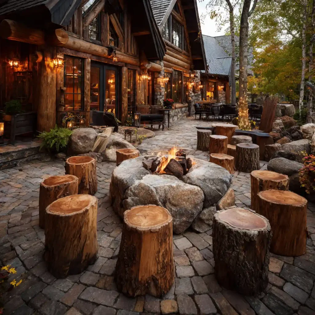 9-Rustic Outdoor Patio Idea