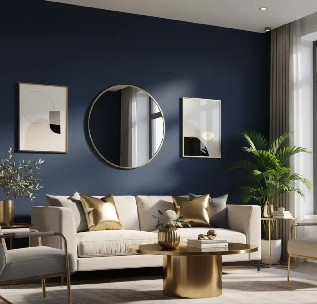 1-Blue Living Room Ideas