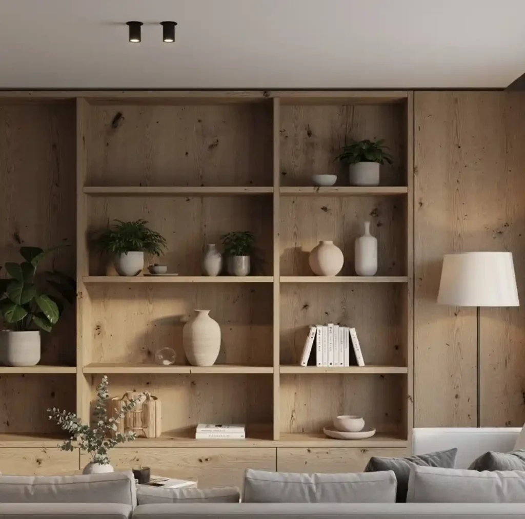1-Built-In Shelves Living Room Ideas