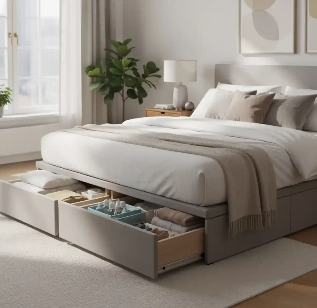 1-Innovative Bedroom Organization Ideas