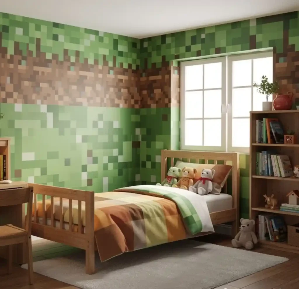 1-Minecraft Bedroom Ideas