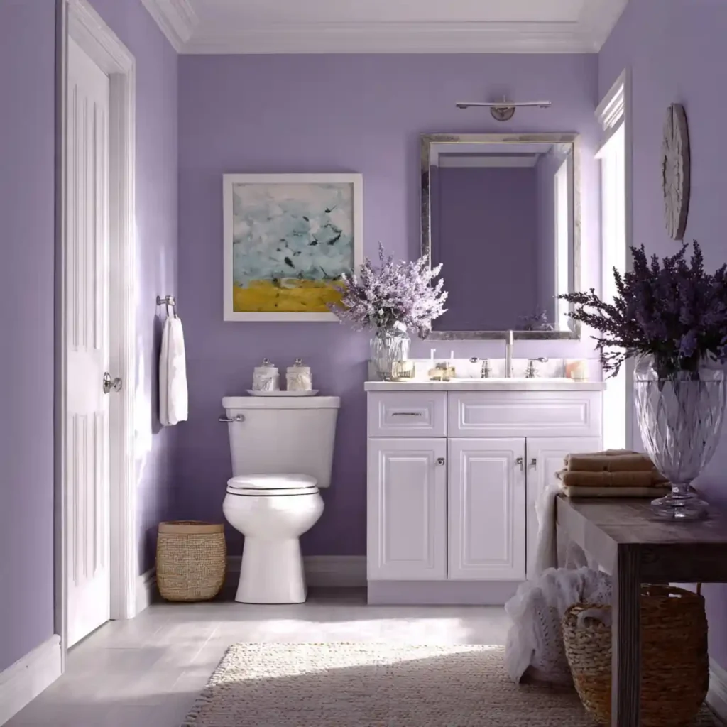 1-Purple Bathroom Ideas