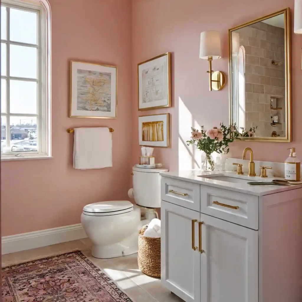 1-Stunning Pink Bathroom Ideas