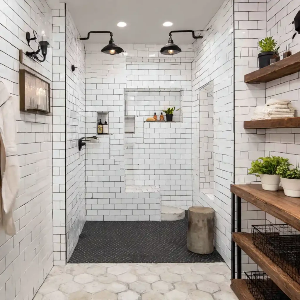 1-Unique Shower Tile Design Ideas