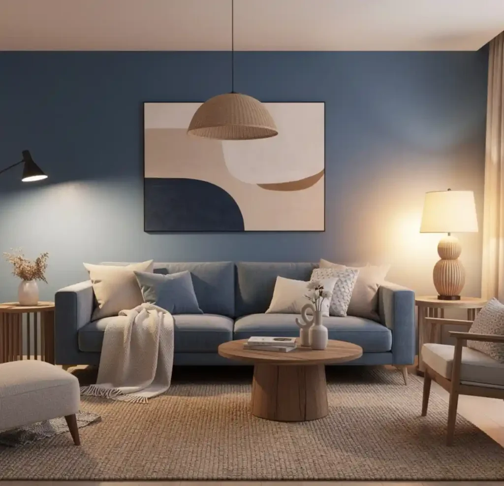 10-Blue Living Room Idea