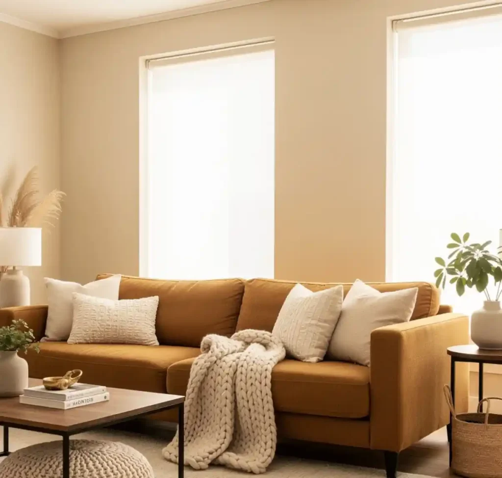 10-Brown Living Room Idea