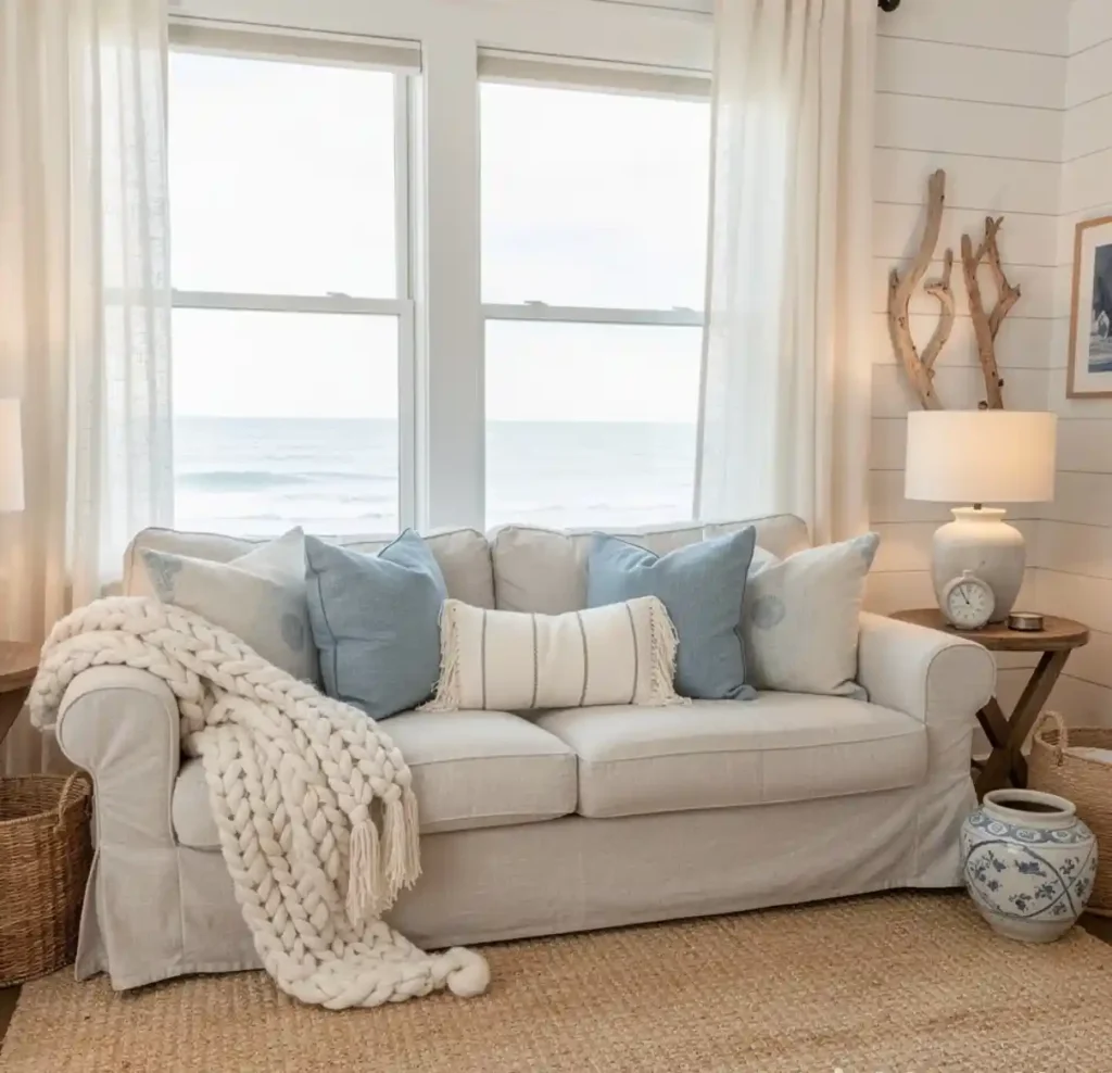 10-Coastal Living Room Idea