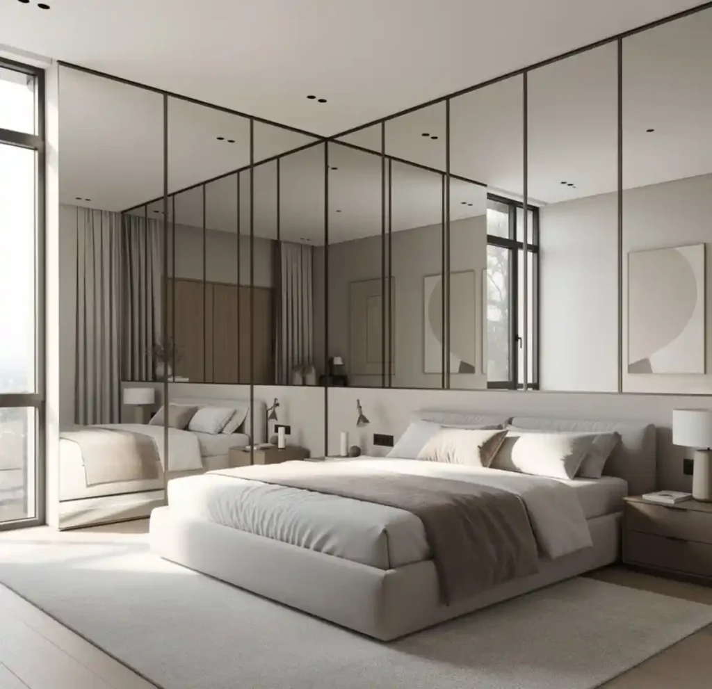 10-Innovative Bedroom Mirror Design