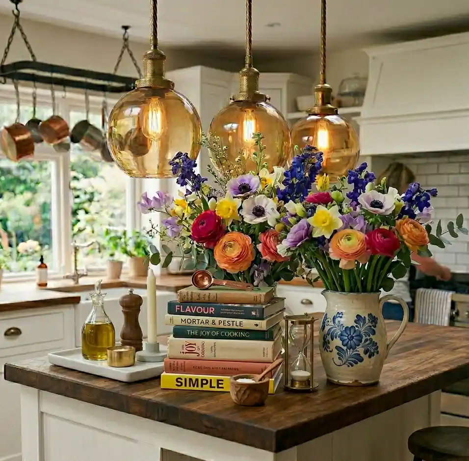 10-Kitchen Island Decor Idea