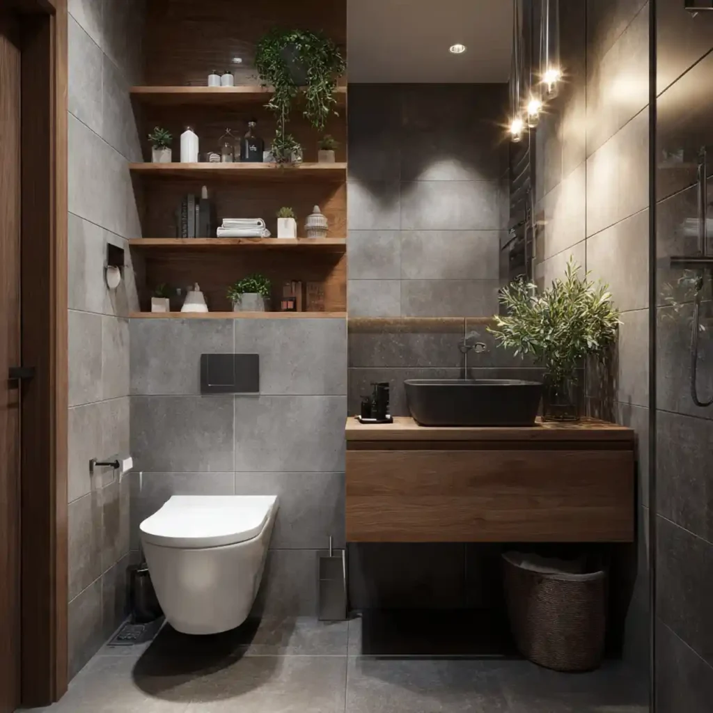 10-Small Bathroom with Shower Idea